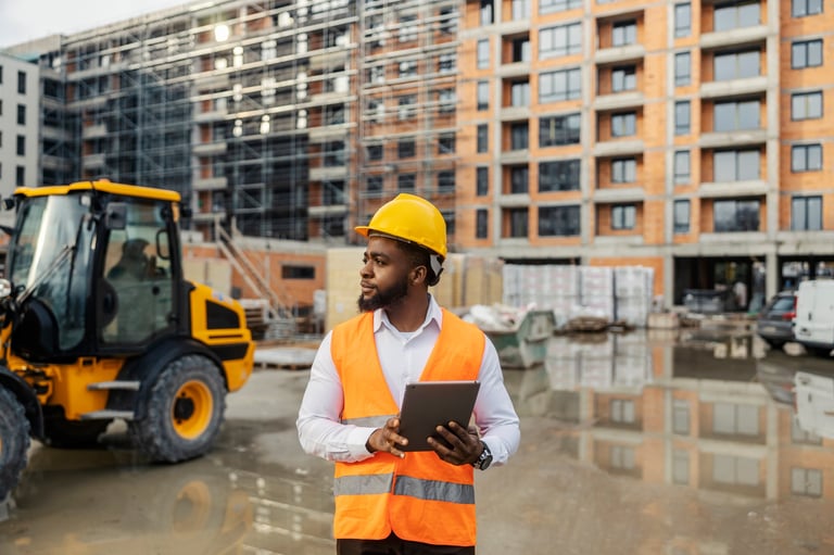 Construction contractor representing our blue-collar roots